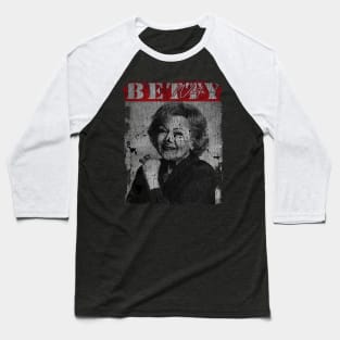 TEXTURE ART -Betty White golden Baseball T-Shirt